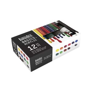 Liquitex Basics Acrylic Paint Tubes – 12x22ml