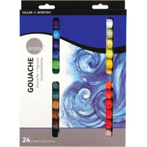 Daler Rowney 12ml Simply Gouache Set (Pack of 24)