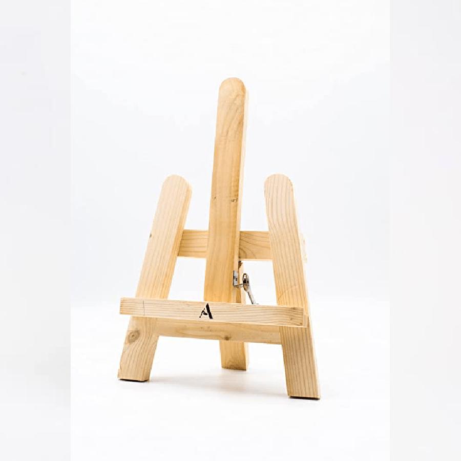 ArtRight 1-Feet Wooden Easel Stand A-Frame for Painting and Display - Canvas Painting Stand for Pictures, Display and Advertisements