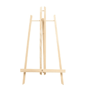 ArtRight Artists Small Tabletop A-Frame Wooden Easel Size - 20", Holds Canvases Upto 17.7"; Artist Painting Stand for Painting, Display & Hoarding