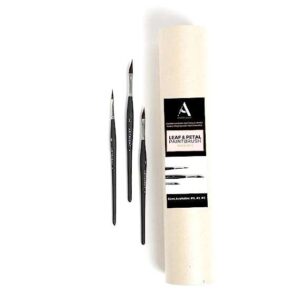 Leaf Dagger and Petal Set of 3 Brushes for Lining