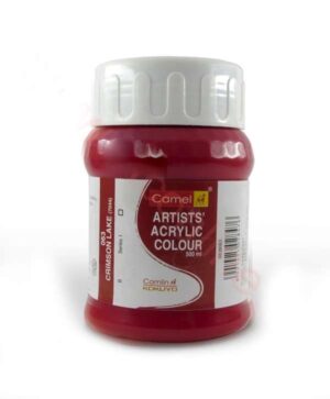 CAMEL ARTIST ACRYLIC COLOUR 500ML – CRIMSON LAKE