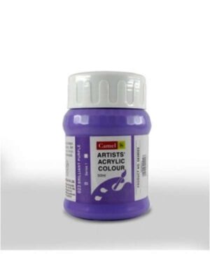 CAMEL ARTIST ACRYLIC COLOUR 500ML – BRILLIANT PURPLE