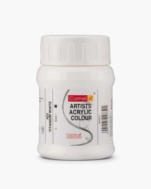 CAMEL ARTIST ACRYLIC COLOUR 500ML – Titanium White