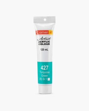 CAMEL ARTIST ACRYLIC COLOUR 120ML – TURQUOISE GREEN