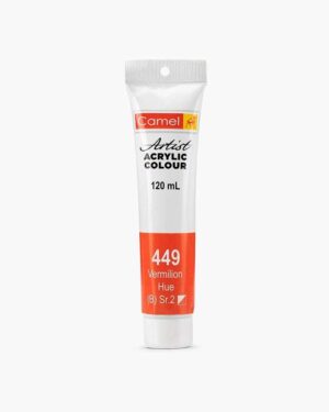 CAMEL ARTIST ACRYLIC COLOUR 120ML – VERMILION HUE