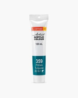 CAMEL ARTIST ACRYLIC COLOUR 120ML – PHTHALO TURQUOISE