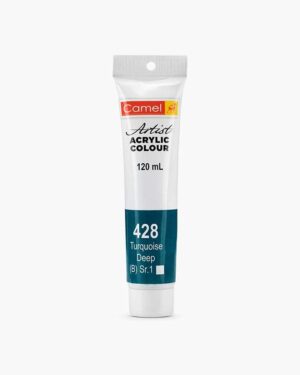 CAMEL ARTIST ACRYLIC COLOUR 120ML – TURQUOISE DEEP