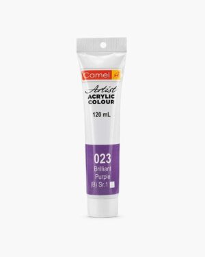 CAMEL ARTIST ACRYLIC COLOUR 120ML – BRILLIANT PURPLE
