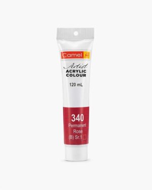 CAMEL ARTIST ACRYLIC COLOUR 120ML – PERMANENT ROSE
