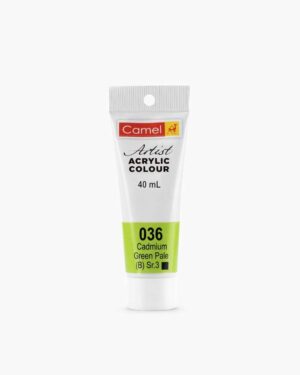 CAMEL ARTIST ACRYLIC COLOUR 40ML – CADMIUM GREEN PALE HUE