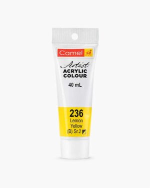 CAMEL ARTIST ACRYLIC COLOUR 40ML – LEMON YELLOW