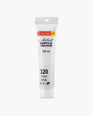 CAMEL ARTIST ACRYLIC COLOUR 120ML – PEARL WHITE