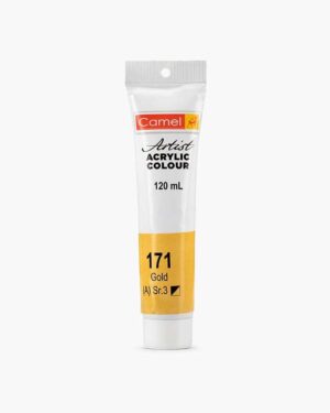 CAMEL ARTIST ACRYLIC COLOUR 120ML – GOLD
