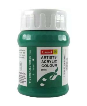 CAMEL ARTIST ACRYLIC COLOUR 500ML – EMERALD GREEN