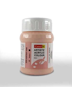 CAMEL ARTIST ACRYLIC COLOUR 500ML – PORTRAIT PINK