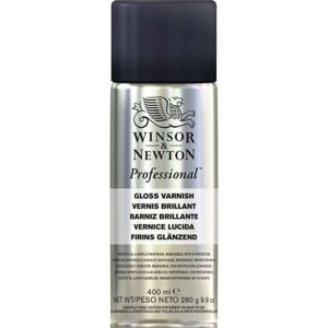WINSOR & NEWTON PROFESSIONAL GLOSS VARNISH SPRAY – 400 ML