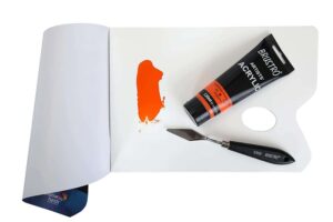Brustro Artists Acrylic 120ml Cad Orange Hue