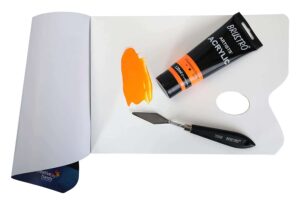 Brustro Artists Acrylic 120ml Fluorescent Orange