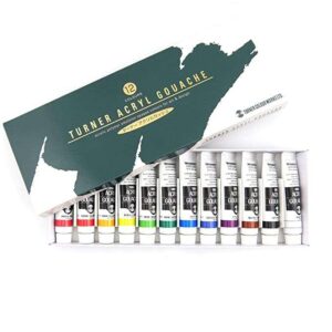 Turner Acrylic Gouache Set of 12X11ML