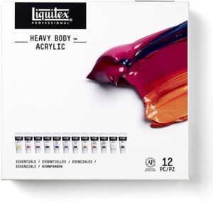 Liquitex Professional Heavy Body Acrylic Paint Set, Classic 12x59ml