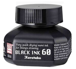 Zig Magna Drawing Black Ink 60ml