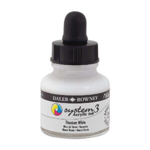 Daler-Rowney System 3 Acrylic Ink Titanium White