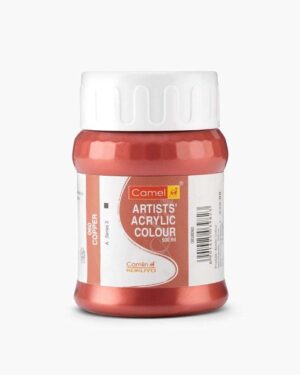 CAMEL ARTIST ACRYLIC COLOUR 500ML – COPPER