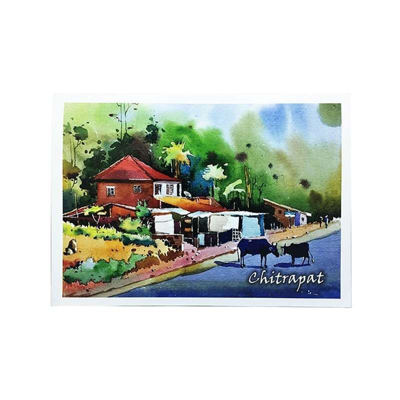 CHITRAPAT PAPER GLUED PADS MATT 25 SHEETS -14- 270GSM 36*26CM 100% COTTON ,ACID FREE