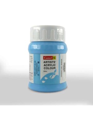CAMEL ARTIST ACRYLIC COLOUR 500ML – PERMANENT BLUE LIGHT