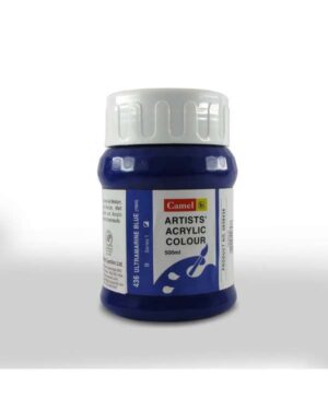 CAMEL ARTIST ACRYLIC COLOUR 500ML – ULTRAMARINE BLUE