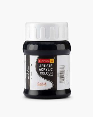 CAMEL ARTIST ACRYLIC COLOUR 500ML – Black