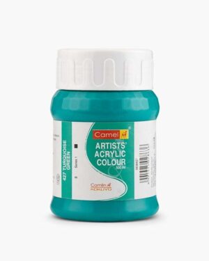 CAMEL ARTIST ACRYLIC COLOUR 500ML – Turquoise Green