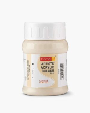 CAMEL ARTIST ACRYLIC COLOUR 500ML – Unbleached Titanium