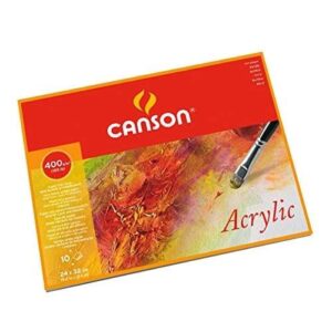 Canson Acrylic Pads Glued on 4 sides – Cold pressed-32x41cm