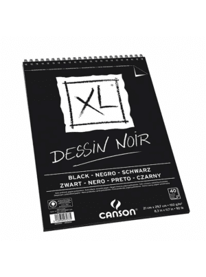 Canson XL Series Black Drawing Pad A4