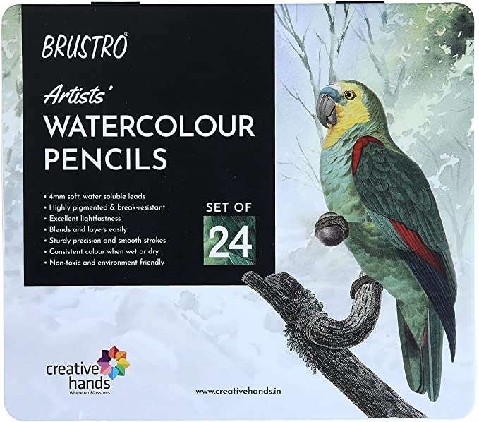 Brustro Artists’ Watercolour Pencil Set of 24