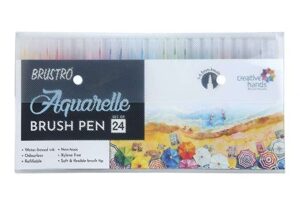 Brustro Aquarelle Brush Pen Set of 24