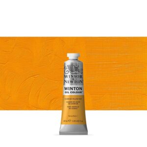 WINSOR & NEWTON : WINTON : OIL PAINT : 37ML : CADMIUM YELLOW PALE HUE