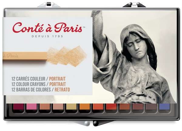 Conte Paris Crayon Set Of 12 Potrait