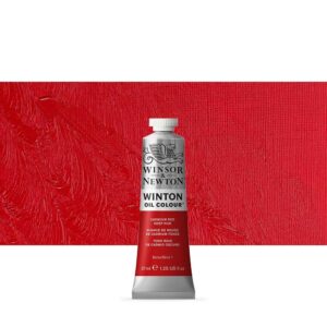 WINSOR & NEWTON : WINTON : OIL PAINT : 37ML : CADMIUM RED DEEP HUE