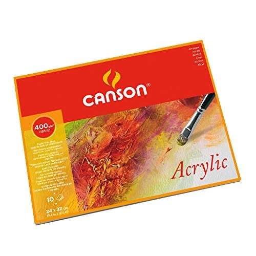 Canson Acrylic Pads Glued on 4 sides – Cold pressed-36x48cm
