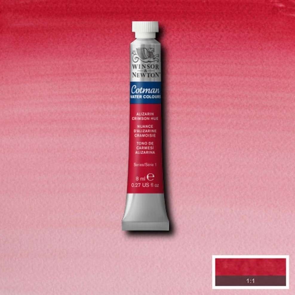 Winsor & Newton Cotman Water Colour 8 ML ALIZARINE CRIMSON HUE