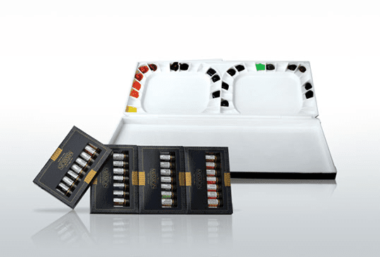 Mission Gold Watercolor 36-color Set with Mijello Watercolor Palette (7 mL)
