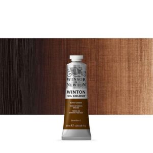 WINSOR & NEWTON : WINTON : OIL PAINT : 37ML : BURNT UMBER