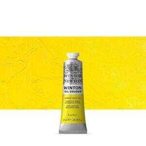 WINSOR & NEWTON : WINTON : OIL PAINT : 37ML : CADMIUM LEMON HUE