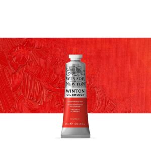 WINSOR & NEWTON : WINTON : OIL PAINT : 37ML : CADMIUM RED HUE