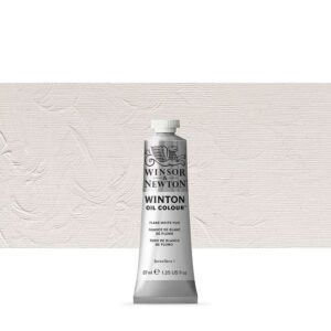 WINSOR & NEWTON : WINTON : OIL PAINT : 37ML : FLAKE WHITE HUE