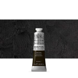 WINSOR & NEWTON : WINTON : OIL PAINT : 37ML : IVORY BLACK