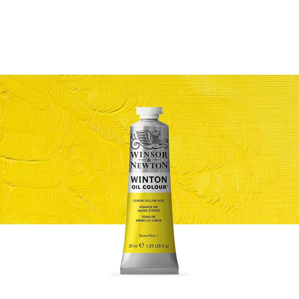 WINSOR & NEWTON : WINTON : OIL PAINT : 37ML : LEMON YELLOW HUE